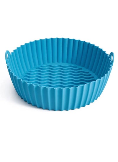 Buy Rare Choice Silicone Air Frying Bowl Thick High Quality Washable Never Wash Air Frying Pan Basket Replacement in Saudi Arabia