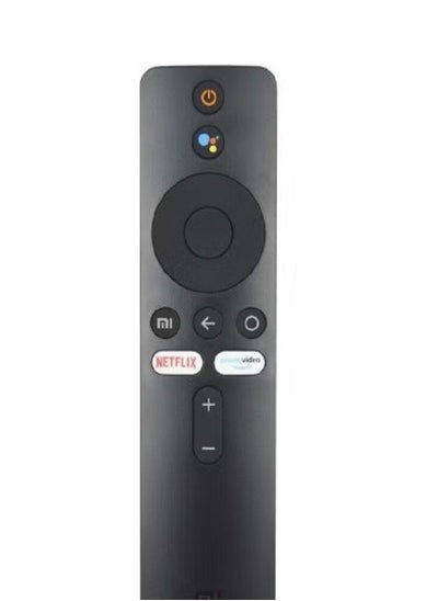 اشتري جهاز التحكم عن بعد MI TV Stick Box S و4K الصوتي المنشط بالبلوتوث باللون الأسود في السعودية