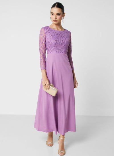 Buy Mesh Detail Dress in UAE