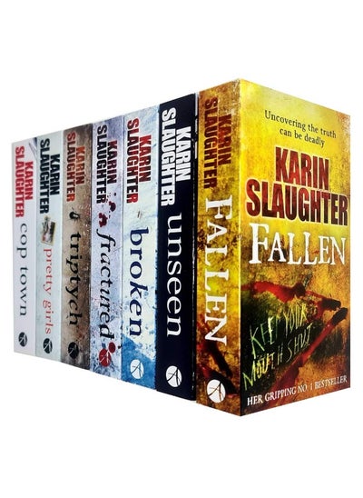 اشتري Will Trent Series Karin Slaughter Collection 7 Books Set (Fallen, Unseen, Broken, Fractured, Triptych, Pretty Girls, Cop Town) في الامارات