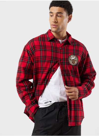 Buy Logo checkered Shirt in Saudi Arabia