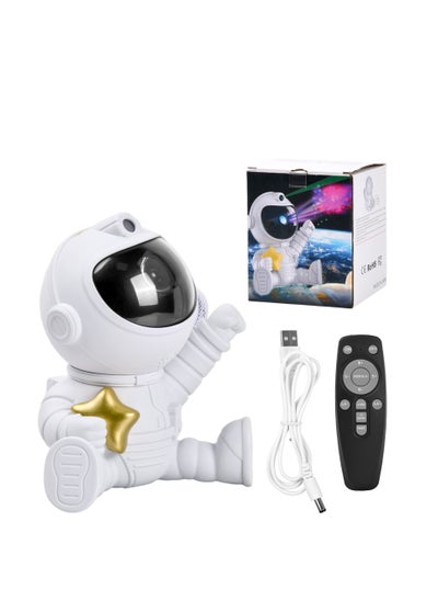 اشتري Astronaut Galaxy Projector Starry Night Light Projector, 360°Adjustable Star Projector with Remote Control, Light Projector, Starry Nebula Ceiling Projection Lamp, Starry Projection LED Lamp [Energy Class A] في الامارات