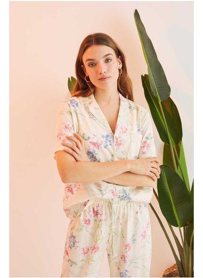 اشتري Flowered shirt pajamas في مصر