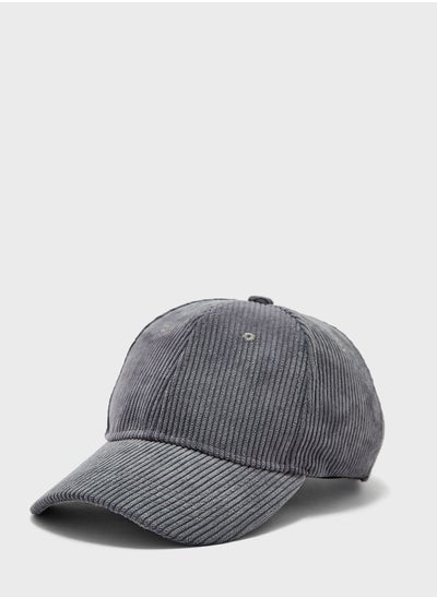 Buy Casual Corduroy  Curve Peak Cap in UAE