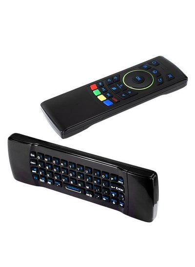 Buy Wireless Keyboard Remote Control For Smart TV Black in UAE