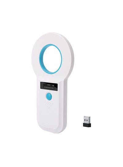 Buy Animal Microchip Pet Tag Scanner ID Reader RFID EMID Animal Handheld Reader USB Connect 128 Informations Storage Function OLED Screen in UAE