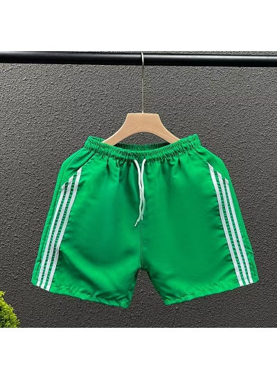 اشتري Summer Quick-Dry Shorts Mens Casual Striped Green في السعودية