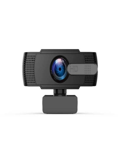 Buy USB Full HD Web Camera with Microphone Black in Saudi Arabia