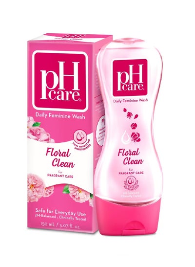 Buy Daily Feminine Wash Floral Clean 150ml in UAE