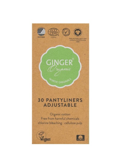 Buy Ginger Organic Pantyliners 30's in UAE