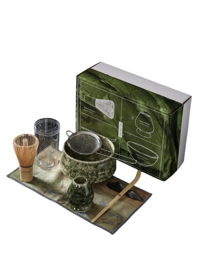 اشتري 7Pcs Matcha Tea Set, Matcha Whisk Kit, Matcha Bowl Set, Matcha Ceremony Set في الامارات