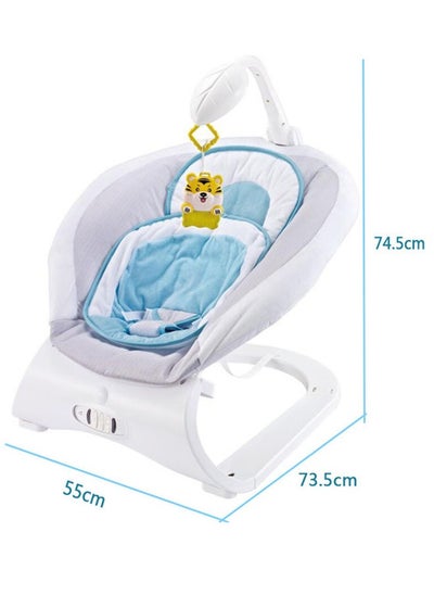 Buy 2 in 1 Multifunctional Baby Rocker Vibrating Chair For Newborn To Toddler in UAE