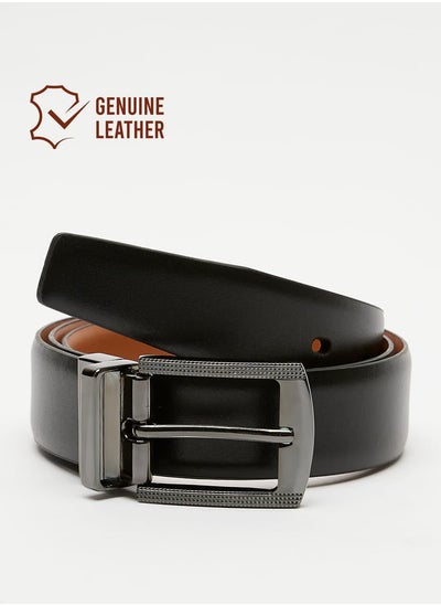 اشتري Men's Solid Waist Belt with Pin Buckle Closure في الامارات