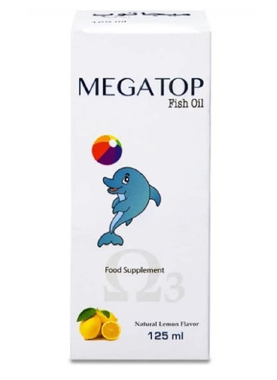 Buy Megatop fish oil 125 ml syrup in Saudi Arabia