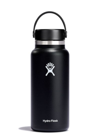 Buy 32 oz Wide Mouth with Flex Cap Stainless Steel Reusable Water Bottle - Vacuum Insulated, Dishwasher Safe, BPA-Free, Non-Toxic in Saudi Arabia