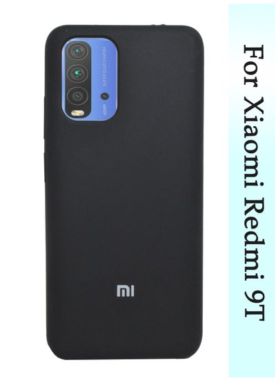 Buy Redmi 9T Case Silicone Protective Cover with Inside Microfiber Lining Compatible with Xiaomi Redmi 9T in UAE