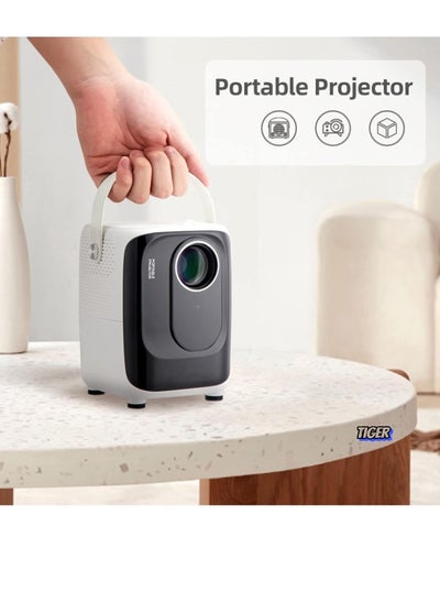 اشتري Mini Projector S10 – 5G WiFi Portable Video Projector, 1080P Smart Multimedia with 8000 Lumens في الامارات