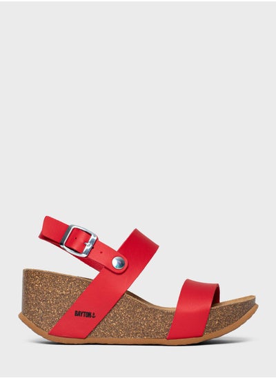 Buy Selene Multi Strap Wedge Sandals in UAE