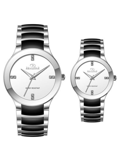 Buy Water Resistant Analog Couple Watch Set in Saudi Arabia