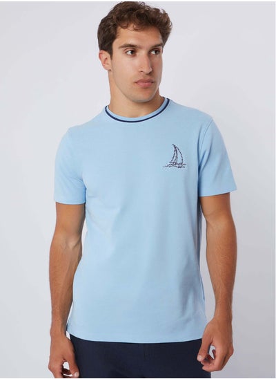 Buy Casual Regular Fit Cotton T-Shirt in Egypt