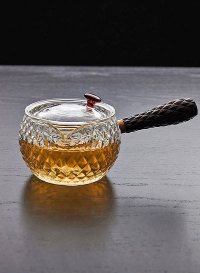 Buy Heat-Resistant Household Teapot Transparent 7x7x8cm in UAE