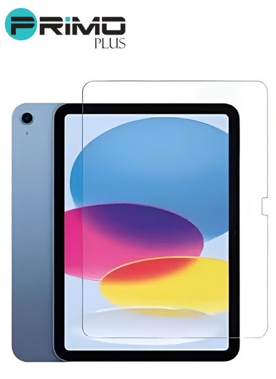 Buy Tempered Glass Screen Protector For Apple IPad 10th Generation (2022) 10.9 Inches, Clear in Saudi Arabia