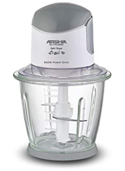 Buy Arshia electric chopper, 6 blades, 1.5 liters, 500 watts, white color 2617 in Egypt