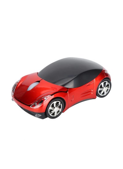 اشتري Gaming Mouse Wired, Comfortable Computer USB Optical Ergonomic, Red Car, Shaped for Laptop PC Tablet في السعودية