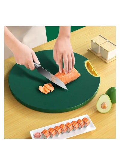 Buy Plastic Cutting Board Non-Slip Kitchen Cutting Board Reversible Anti-Mold Cutting Board Fruit Meat Cutting Board in Egypt
