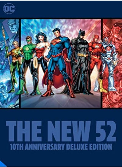 Buy Dc Comics The New 52 10Th Anniversary Deluxe Edition by Geoff Johns Hardcover in UAE