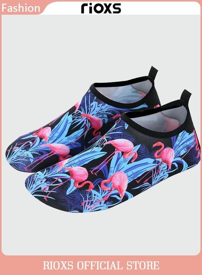 Buy Water Shoes Beach Socks For Women Barefoot Aqua Socks Quick-Dry Non-Slip Swim Shoes For Beach Swimming Pool Water Park in UAE
