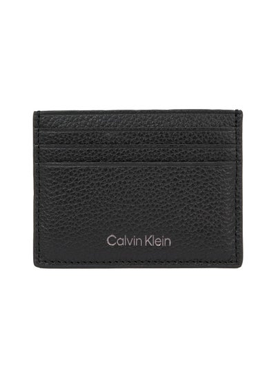 Buy Men's Leather Cardholder, Black in Saudi Arabia