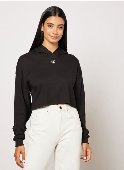 Buy Ribbed Oversized Hoodie in UAE