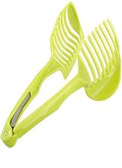 Buy Small green tomato slicer, multi-functional handheld tomato circle slicer, fruit and vegetable cutting machine, lemon silk cutting machine in Egypt