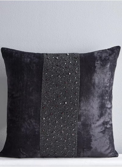 اشتري Aysun Beaded Filled Cushion 50x50 cm في السعودية