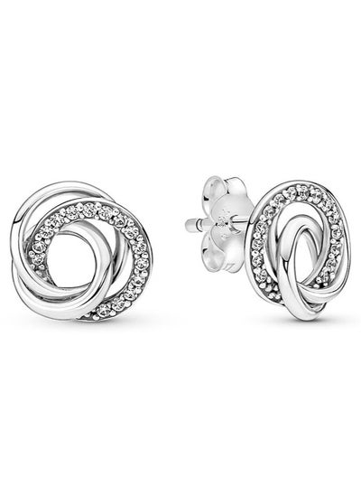 Buy Pandora Family Always Encircled Stud Earrings in Saudi Arabia