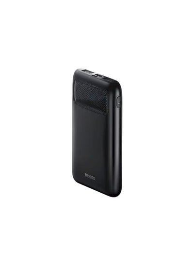 Buy YP33 High Quality Power Bank 5000mAH With LED Indicator & 3 Ports (Type-C & 2 USB) - Black in Egypt