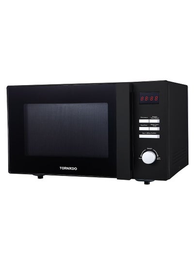 Buy TORNADO Microwave Solo 25 Liter 900 Watt 8 Menus Black TMD-25SE-BK in Egypt