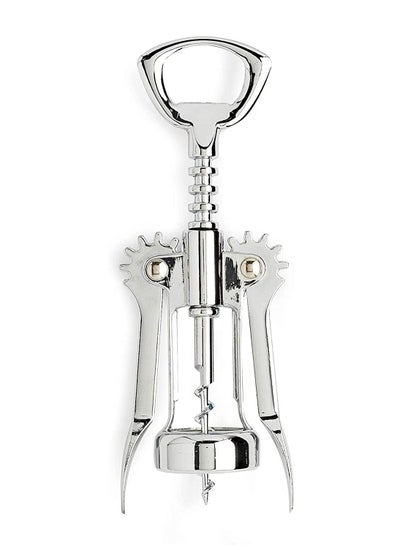 Buy High Quality Stainless Steel For Home Or Outdoor Use Corkscrew Bottle Opener Silver in UAE