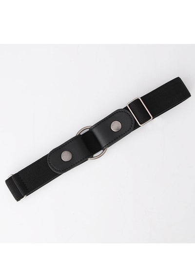 اشتري Women's Summer Fecorative Jeans Fashion Trend Elastic Hidden Belt  90cm Black في الامارات