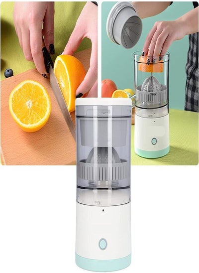 Buy Electric Portable Cordless Juice Maker USB Rechargeable Multifunctional Household Juice Machine Mini Juicer Blender in UAE