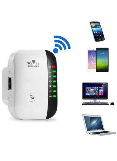 Buy WiFi Extender Signal Booster Up to 5000sq ft and 40 Devices WiFi Range Extender Wireless Internet Repeater Long Range Amplifier with Ethernet Port in UAE