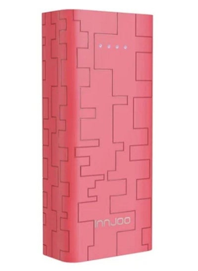 Buy InnJoo Cube 1 backup battery with a capacity of 5000 mAh for smart phones, red in Saudi Arabia