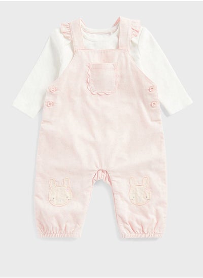 Buy Infant Essential Bodysuit & Dungaree Set in UAE