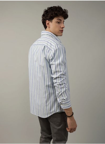 Buy AE Striped Everyday Oxford Button-Up Shirt in Egypt