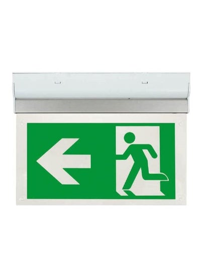 Buy RACO ESP Duceri Wall Celing Mounted Emergency Exit Sign Board 2W LED Exit Left in UAE