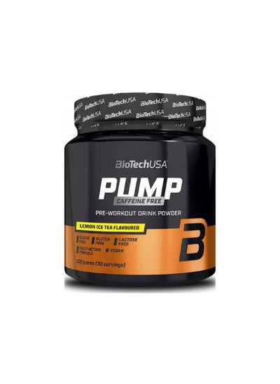 اشتري USA Pump Caffine Free Lemon Tea 330gm في الامارات