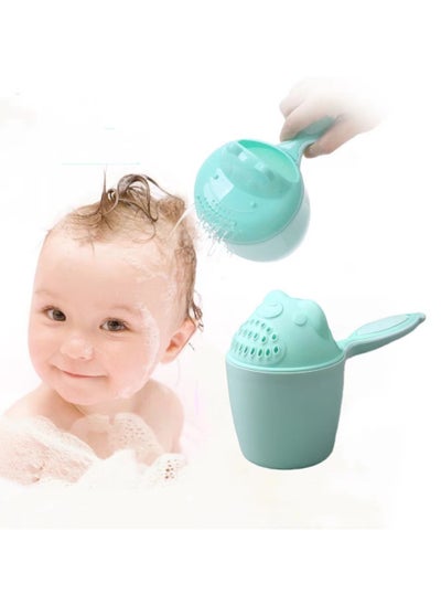 Buy Bath Water Bailer Multi-purpose Shampoo Cup Shampoo Scoops Sprinkler Baby Bath Rinse Cup Baby Spoon Shower in UAE