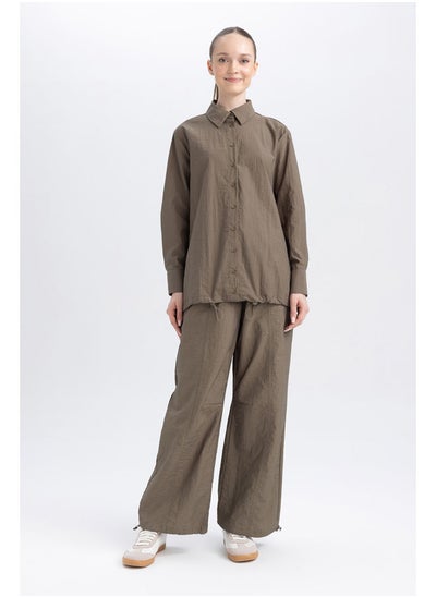 Buy Woman Cargo Fit Woven Trousers in Egypt