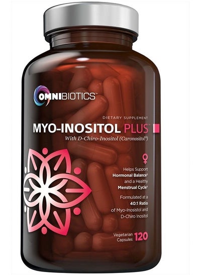 اشتري Myo-Inositol Plus & D-Chiro-Inositol | PCOS Supplement | Helps Promote Hormone Balance and Support Ovarian Function | Natural Fertility Supplements (120 Capsules) في الامارات